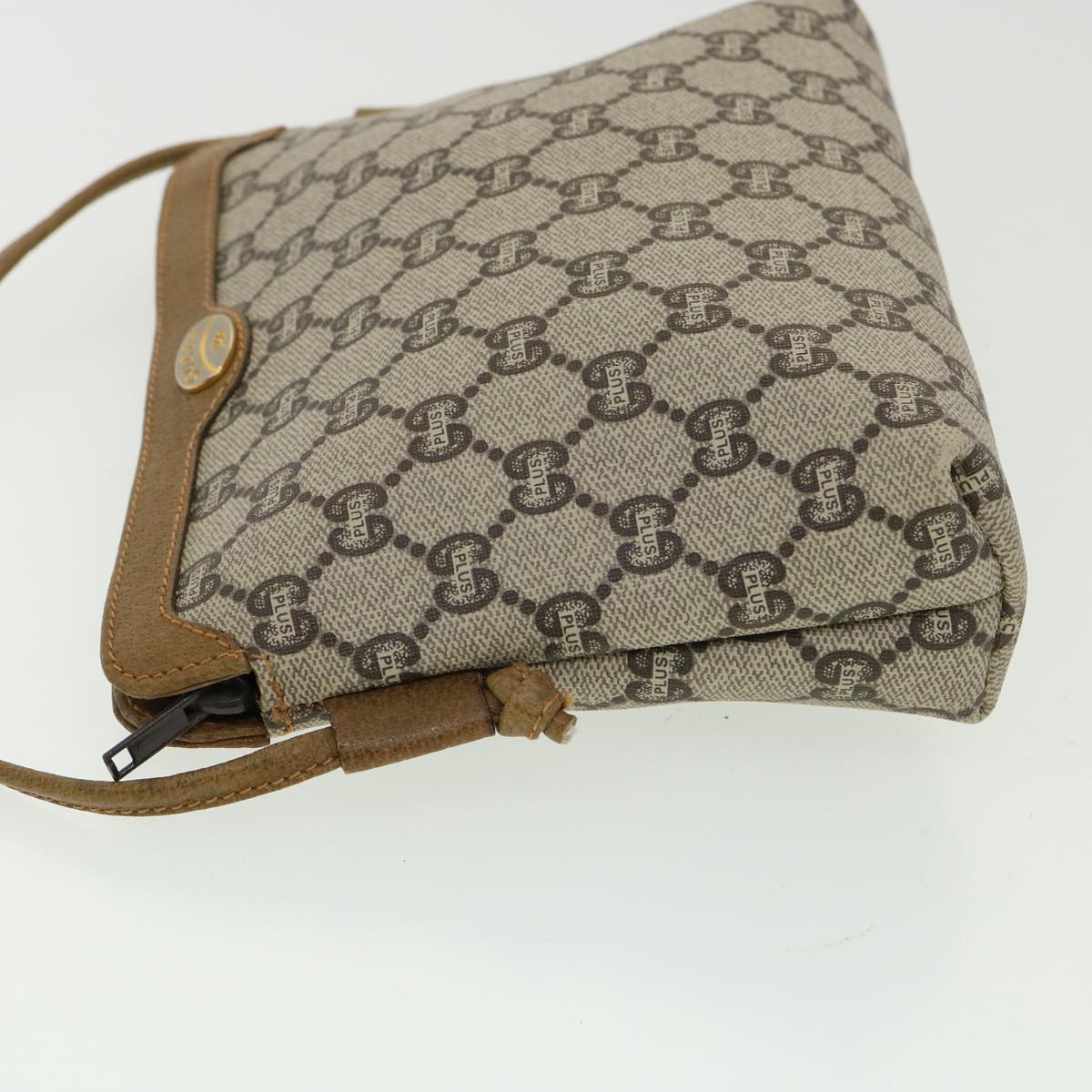 GUCCI GG Plus Canvas Tote Bag Beige am3302