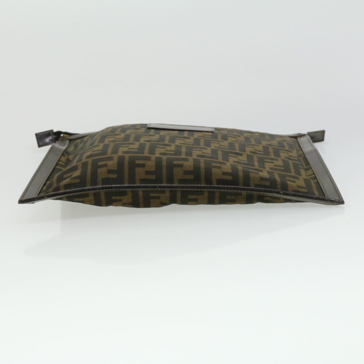 FENDI Zucca Canvas Clutch Bag Brown am3368