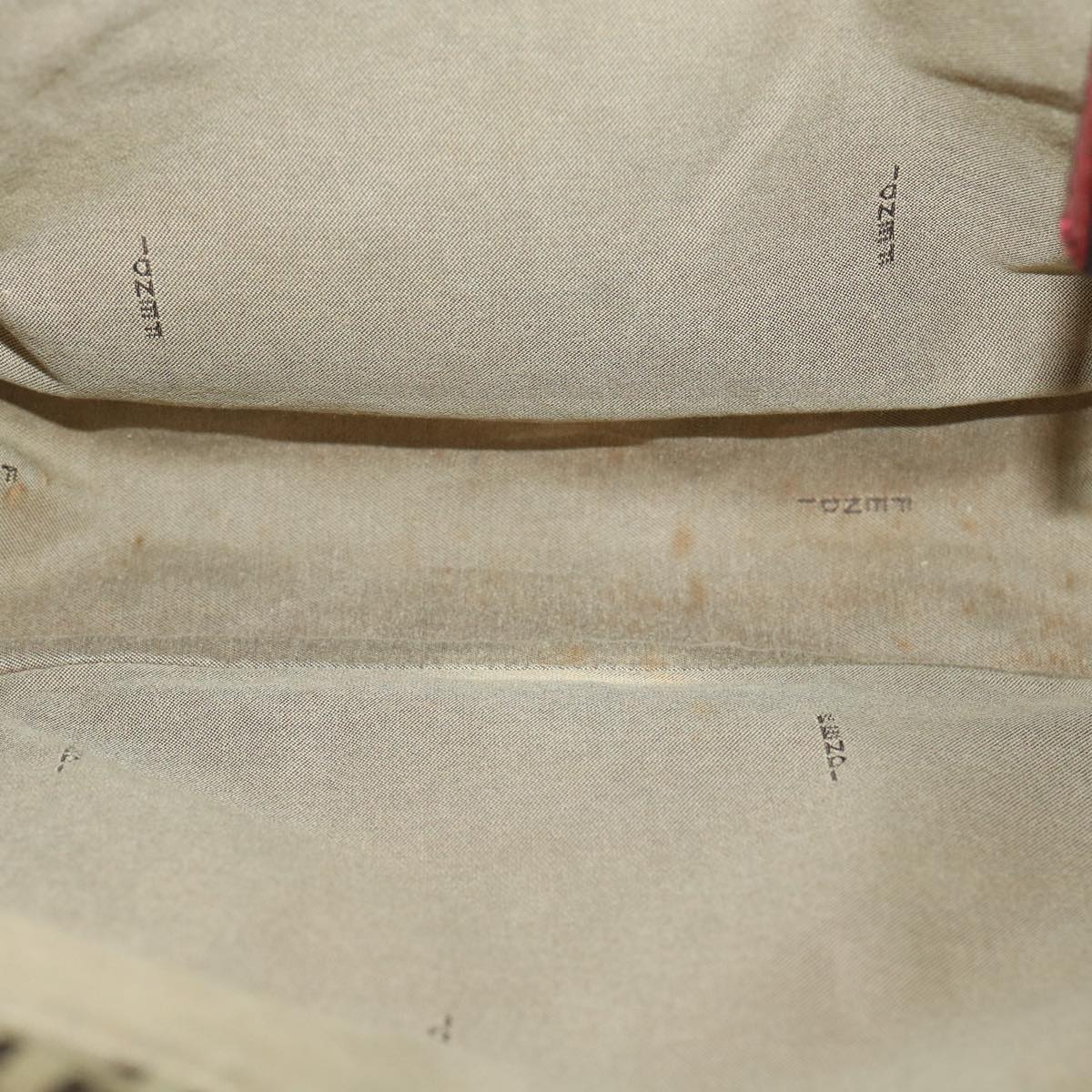 FENDI Zucchino Canvas Shoulder Bag Beige am3439