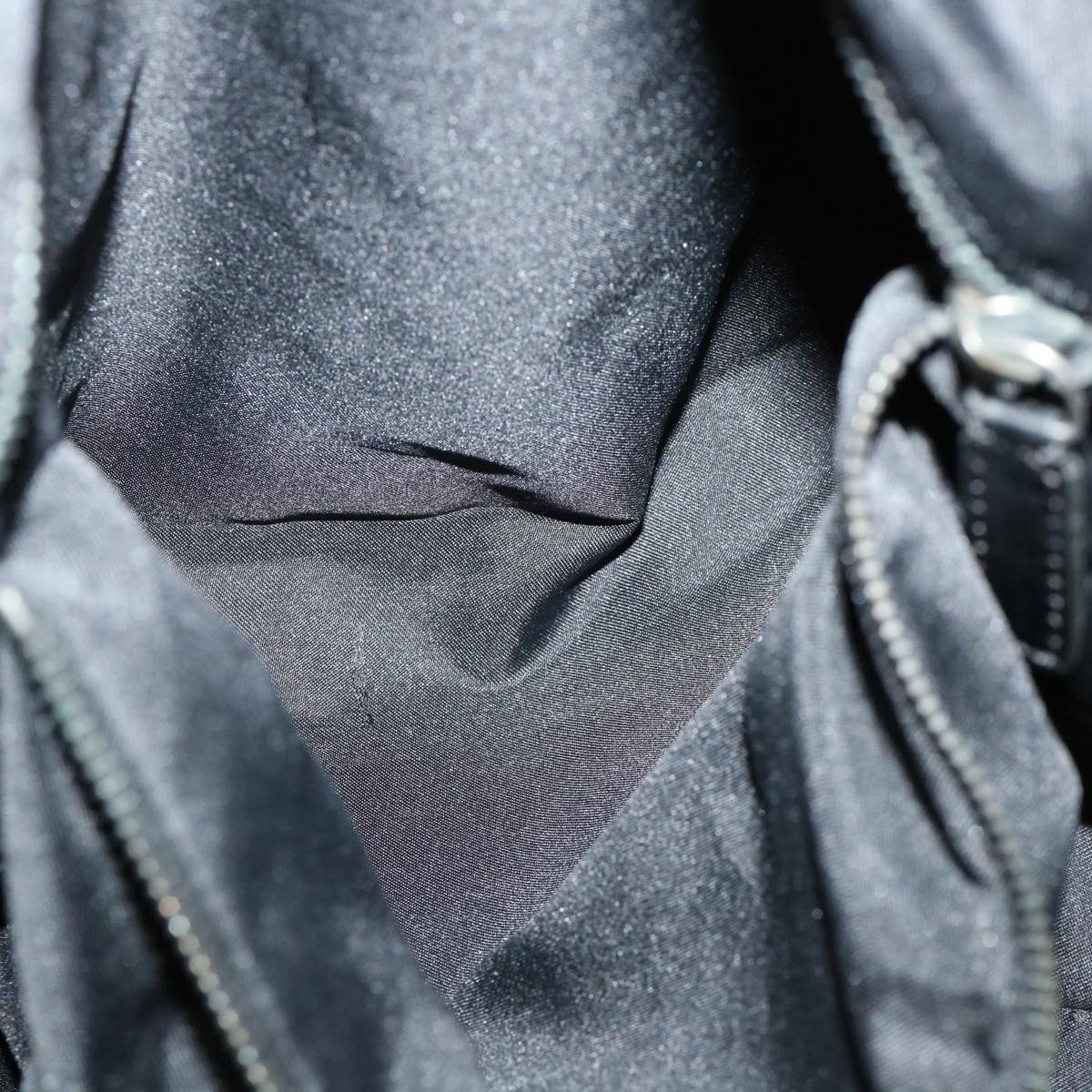 FENDI Zucchino Canvas Boston Bag Black am3471