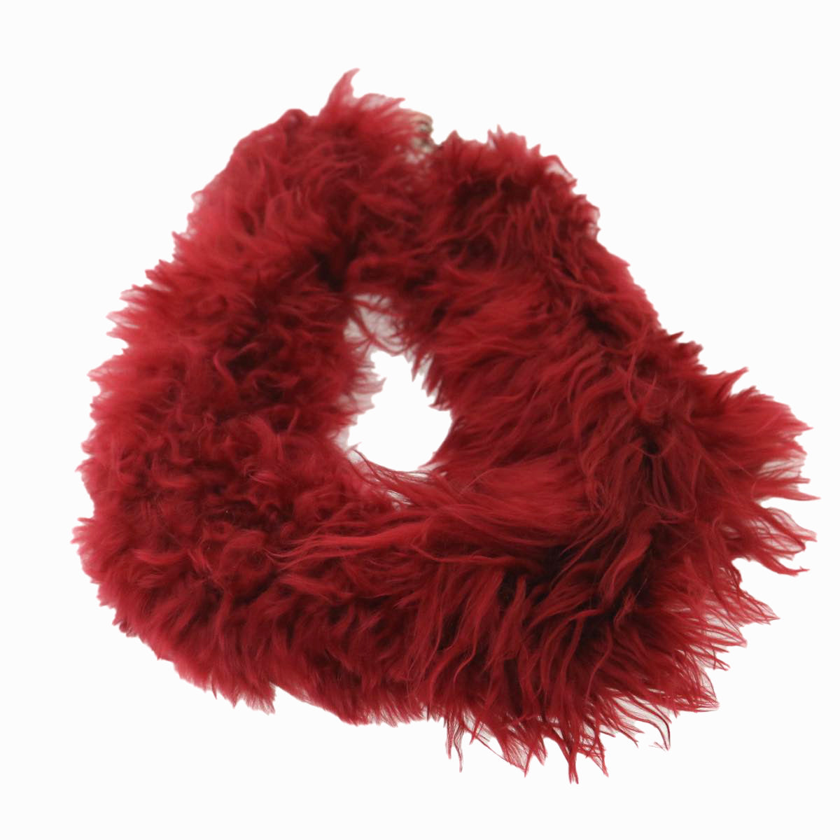 FENDI Shoulder Strap fur 35"" Red am3524