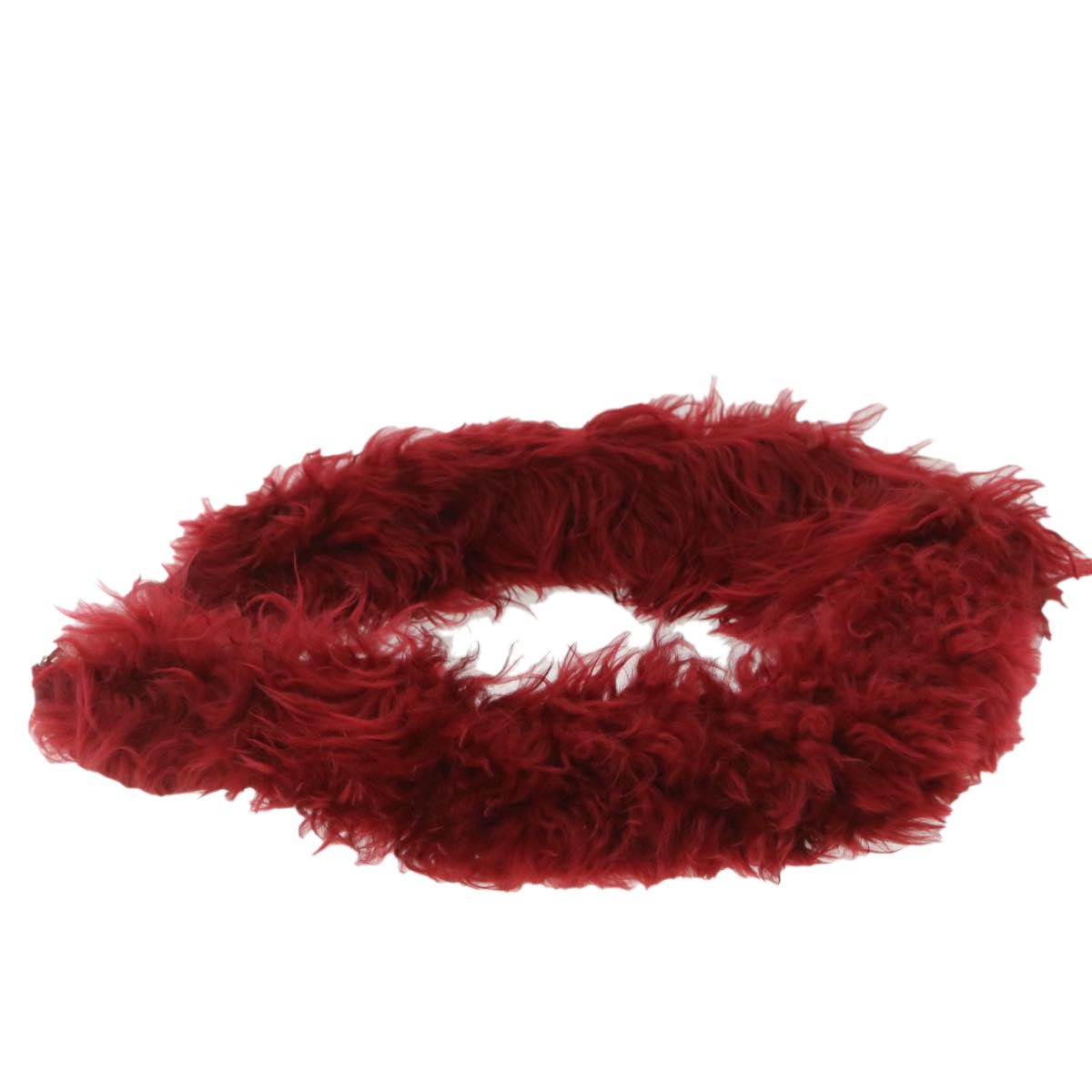 FENDI Shoulder Strap fur 35"" Red am3524