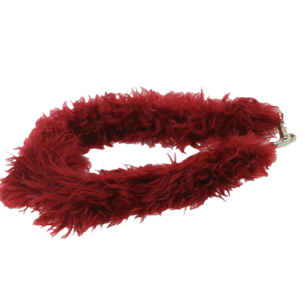 FENDI Shoulder Strap fur 35"" Red am3524