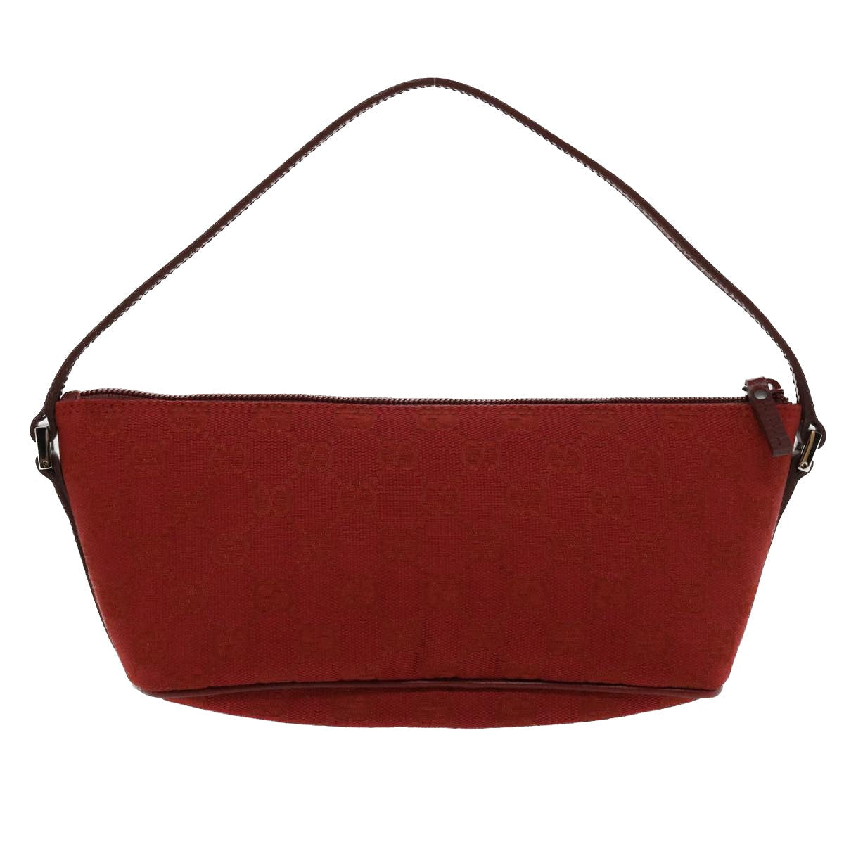 GUCCI GG Canvas Accessory Pouch Red 07198 am3657