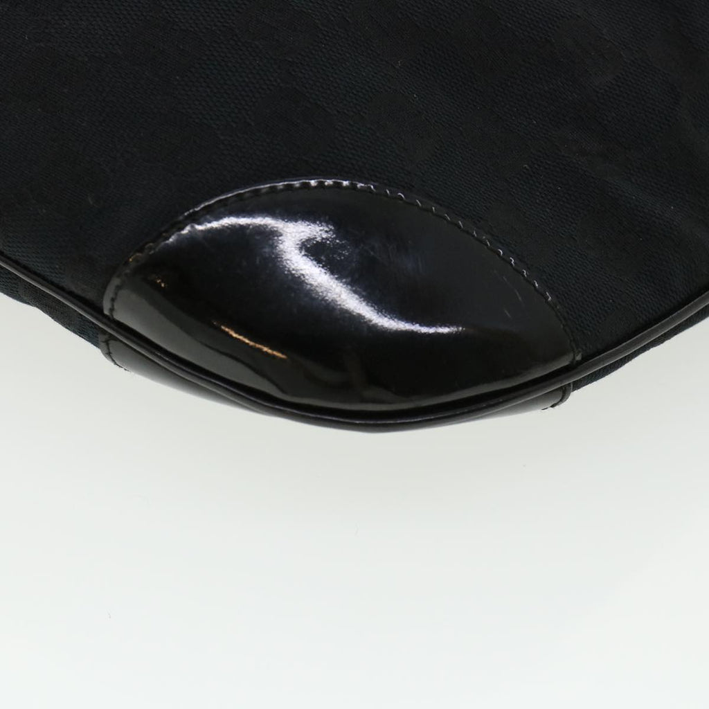 GUCCI GG Canvas Shoulder Bag Canvas Black am3702