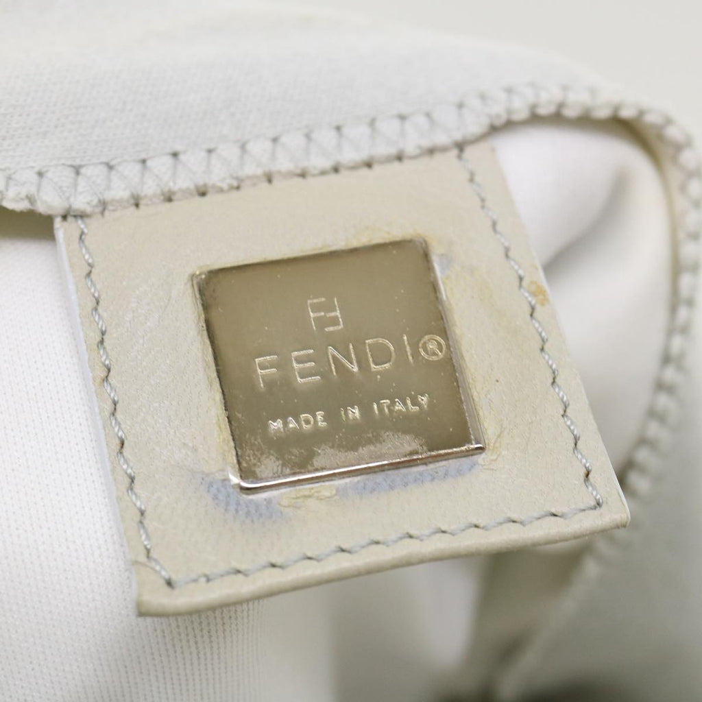 FENDI Shoulder Bag Canvas Light Blue am3717