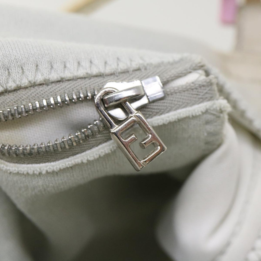 FENDI Shoulder Bag Canvas Light Blue am3717