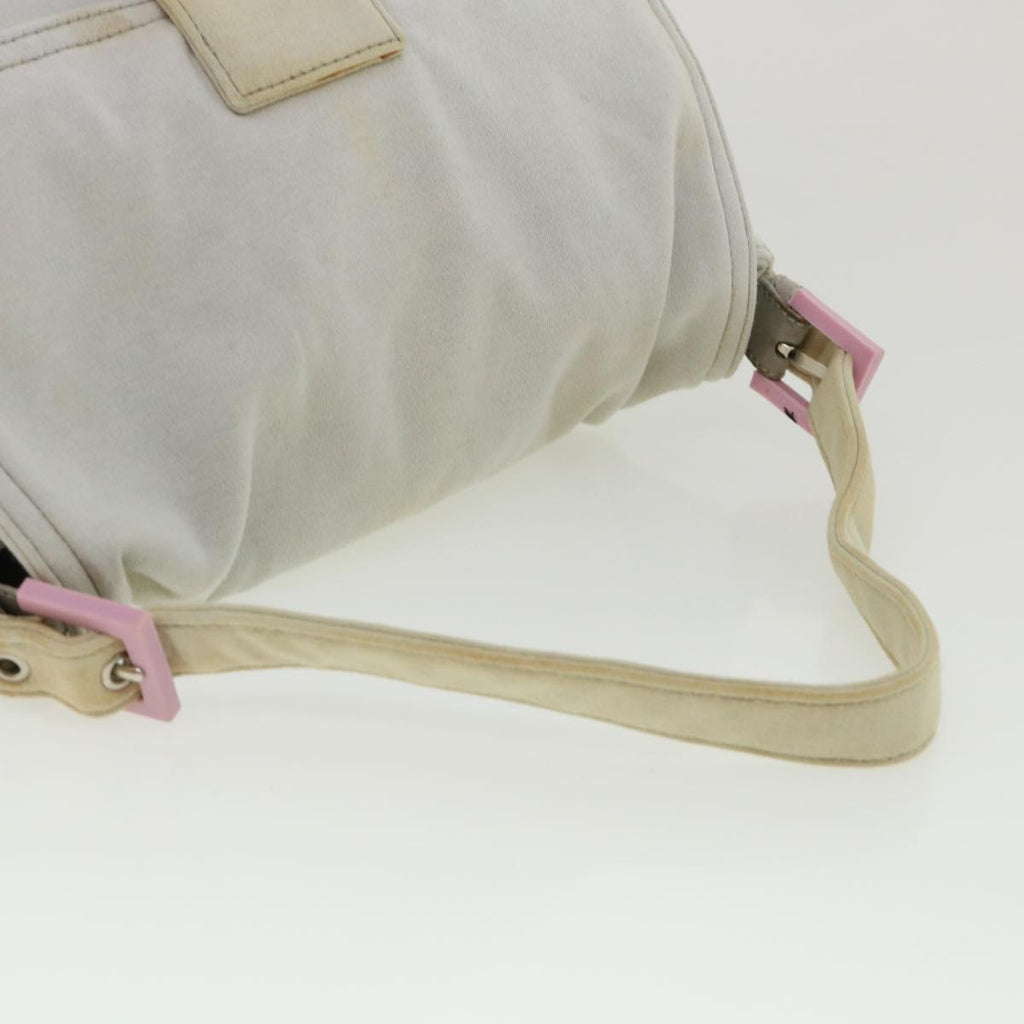 FENDI Shoulder Bag Canvas Light Blue am3717