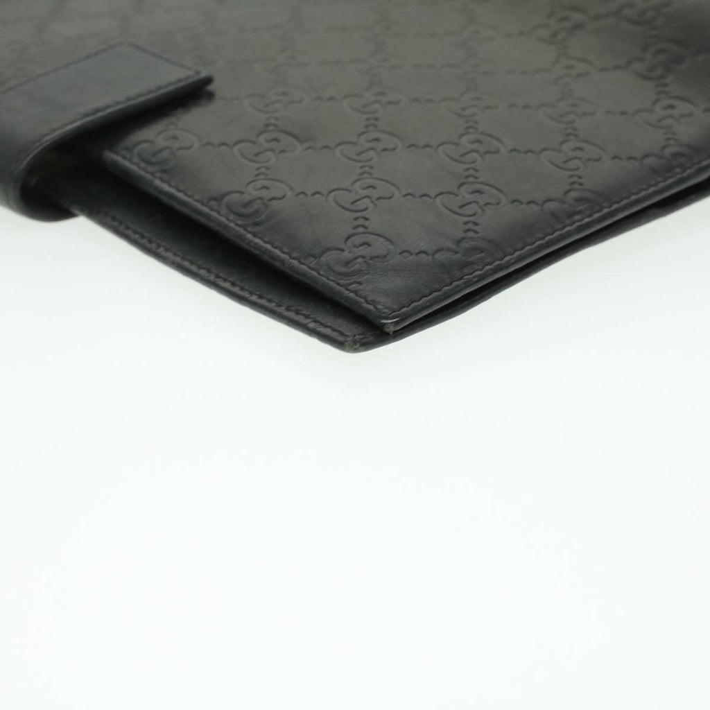GUCCI Guccissima Agenda GM Day Planner Cover Black 115240 am3801