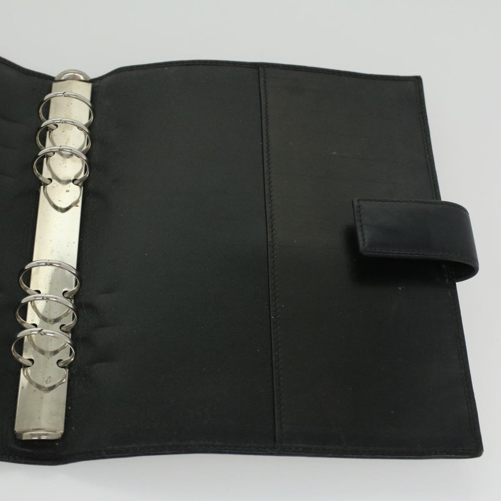 GUCCI Guccissima Agenda GM Day Planner Cover Black 115240 am3801