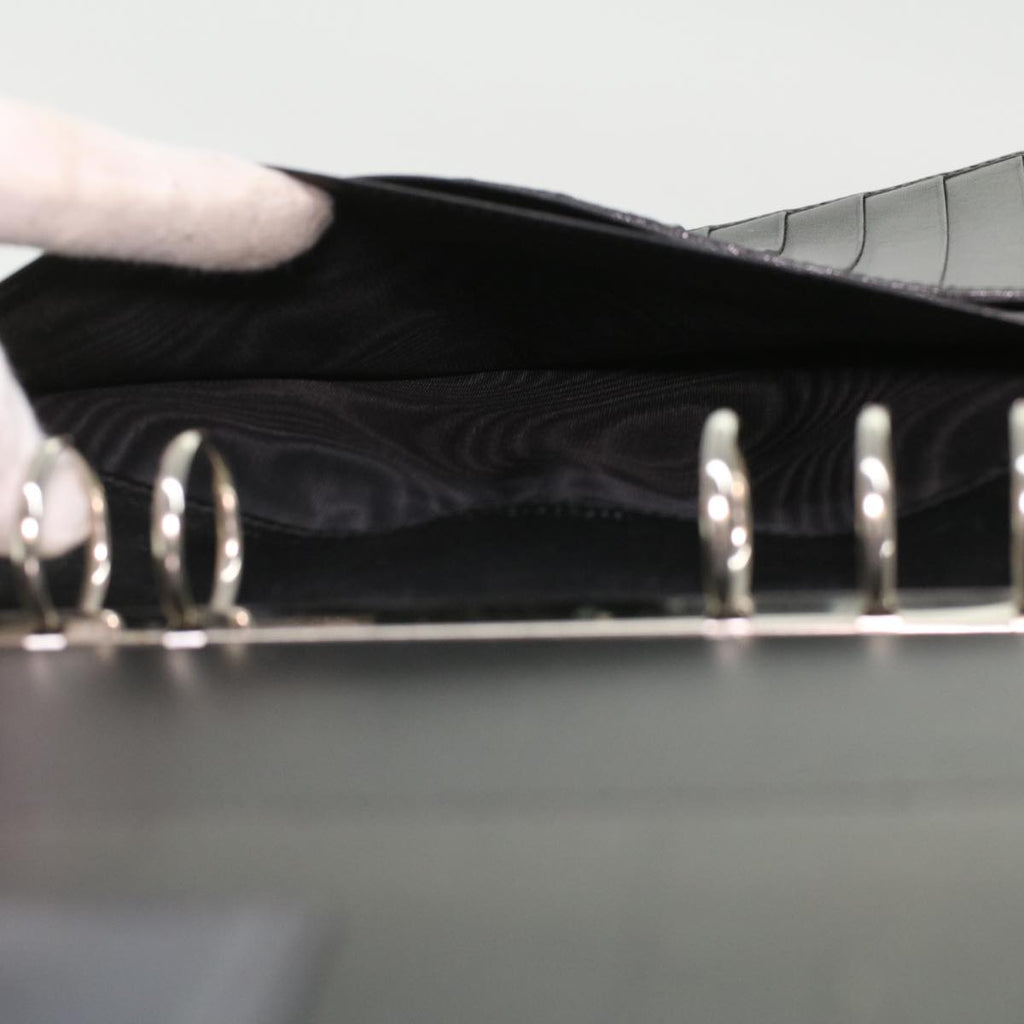 GUCCI Guccissima Agenda GM Day Planner Cover Black 115240 am3801