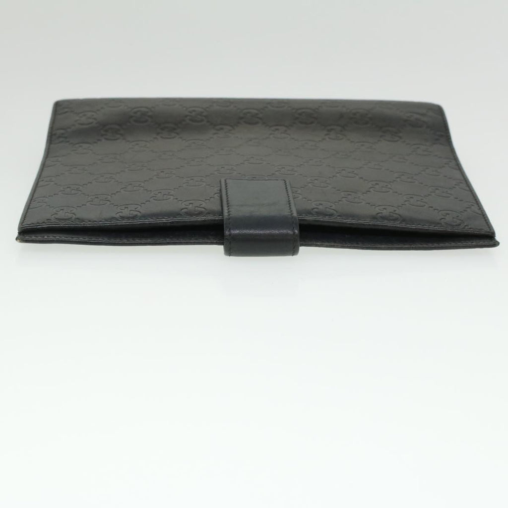 GUCCI Guccissima Agenda GM Day Planner Cover Black 115240 am3801