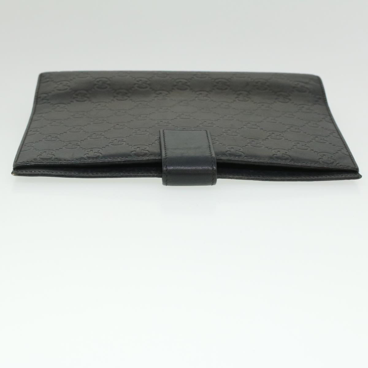 GUCCI Guccissima Agenda GM Day Planner Cover Black 115240 am3801