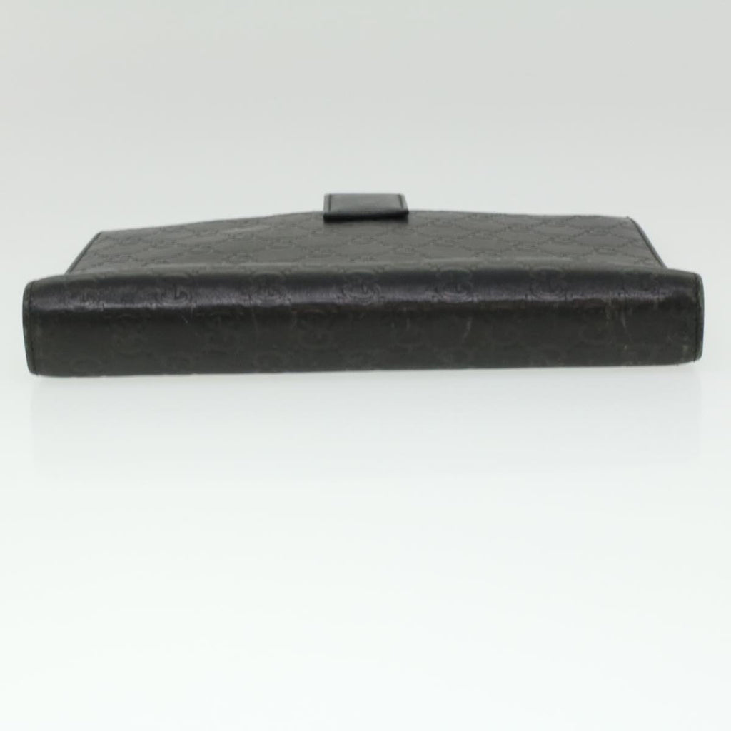 GUCCI Guccissima Agenda GM Day Planner Cover Black 115240 am3801