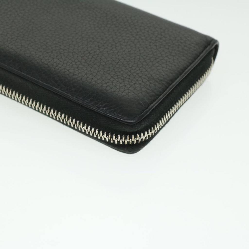 GUCCI Long Wallet Leather Black 473928 am3822