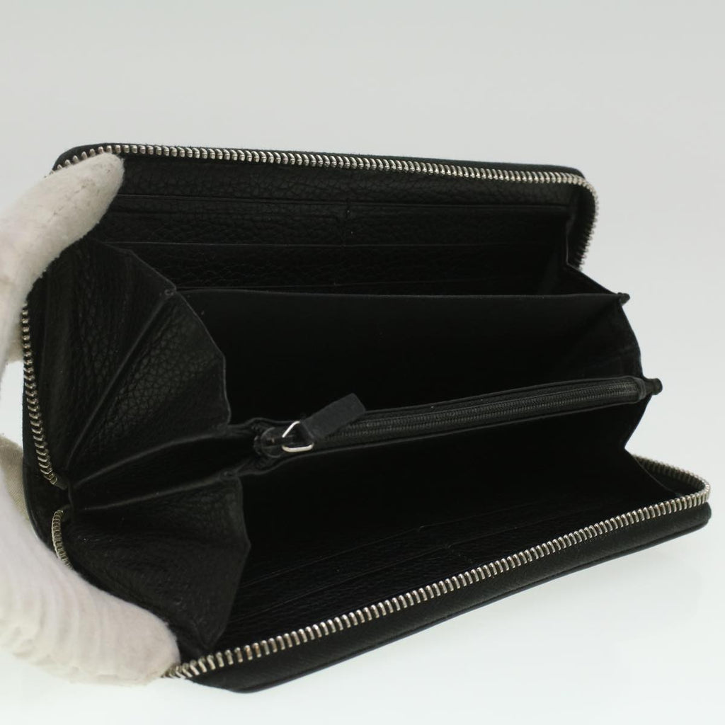 GUCCI Long Wallet Leather Black 473928 am3822
