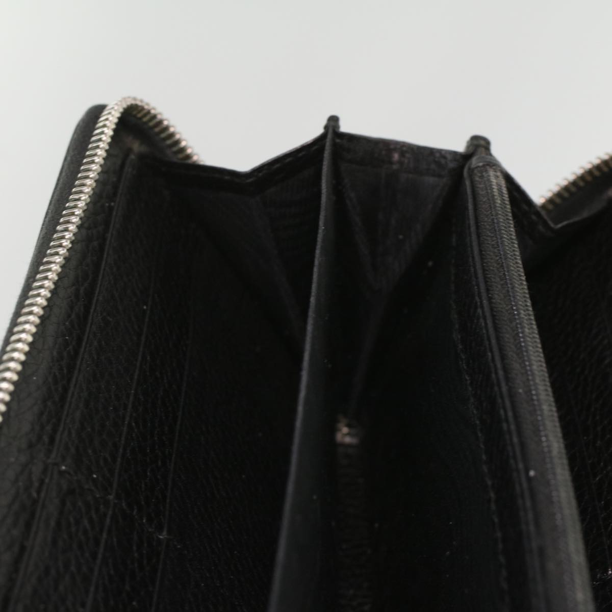 GUCCI Long Wallet Leather Black 473928 am3822