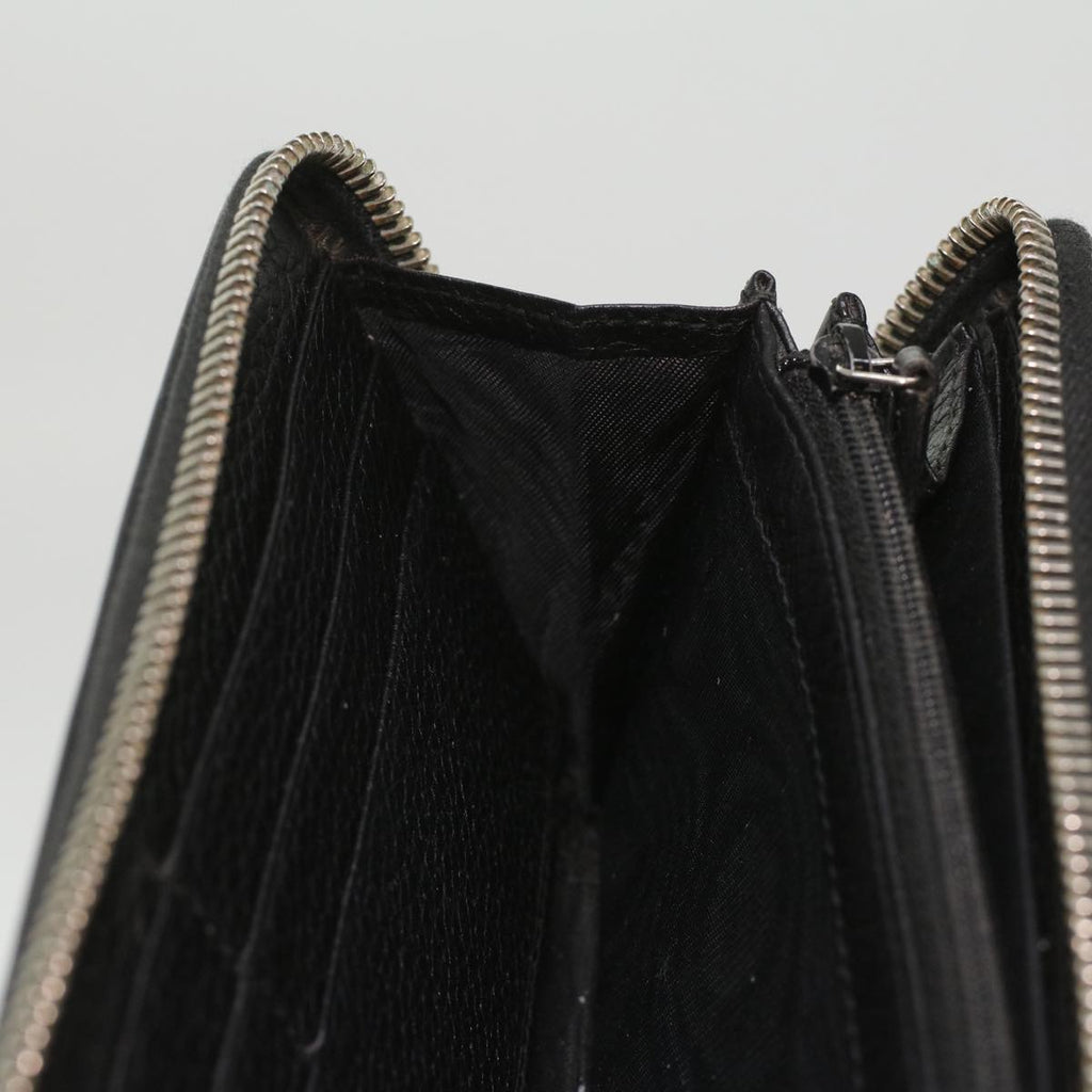 GUCCI Long Wallet Leather Black 473928 am3822