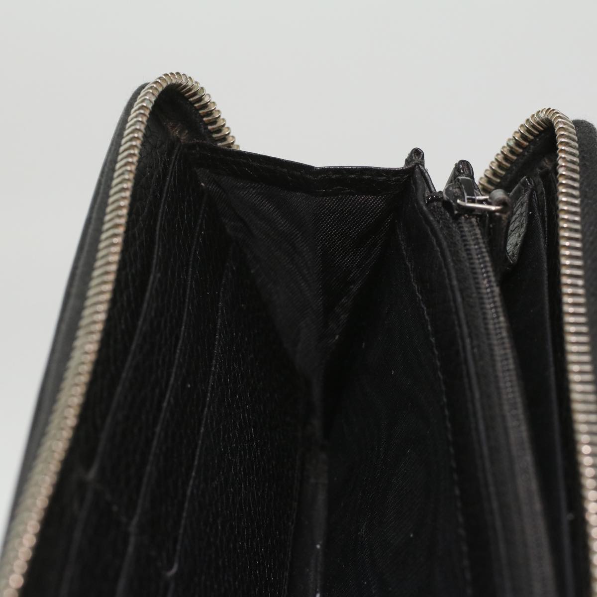GUCCI Long Wallet Leather Black 473928 am3822