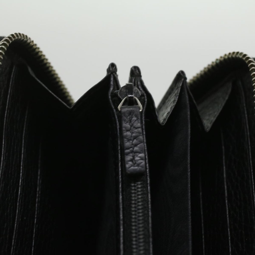 GUCCI Long Wallet Leather Black 473928 am3822