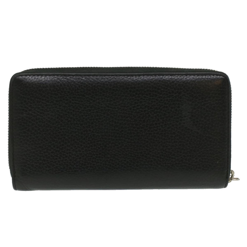 GUCCI Long Wallet Leather Black 473928 am3822