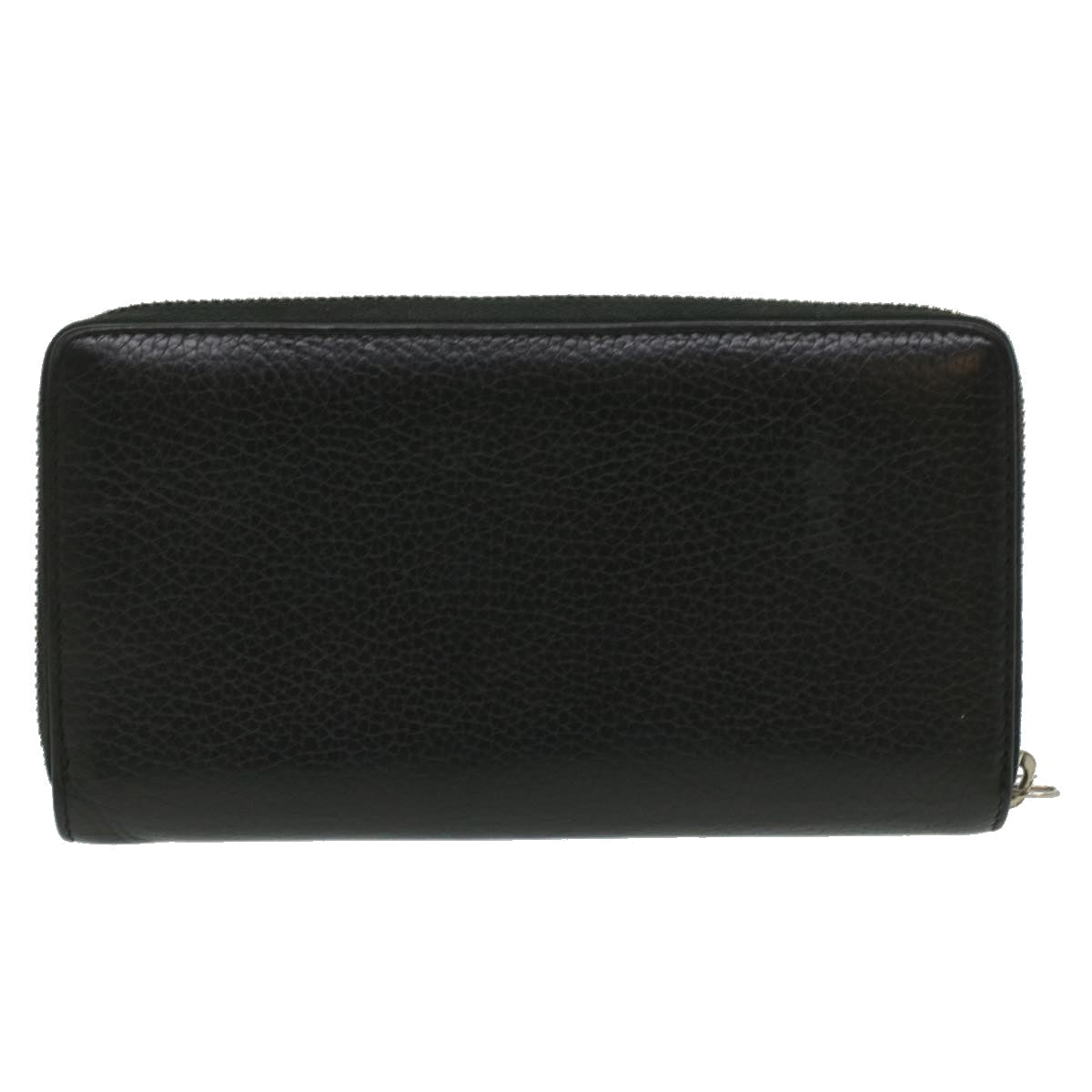GUCCI Long Wallet Leather Black 473928 am3822