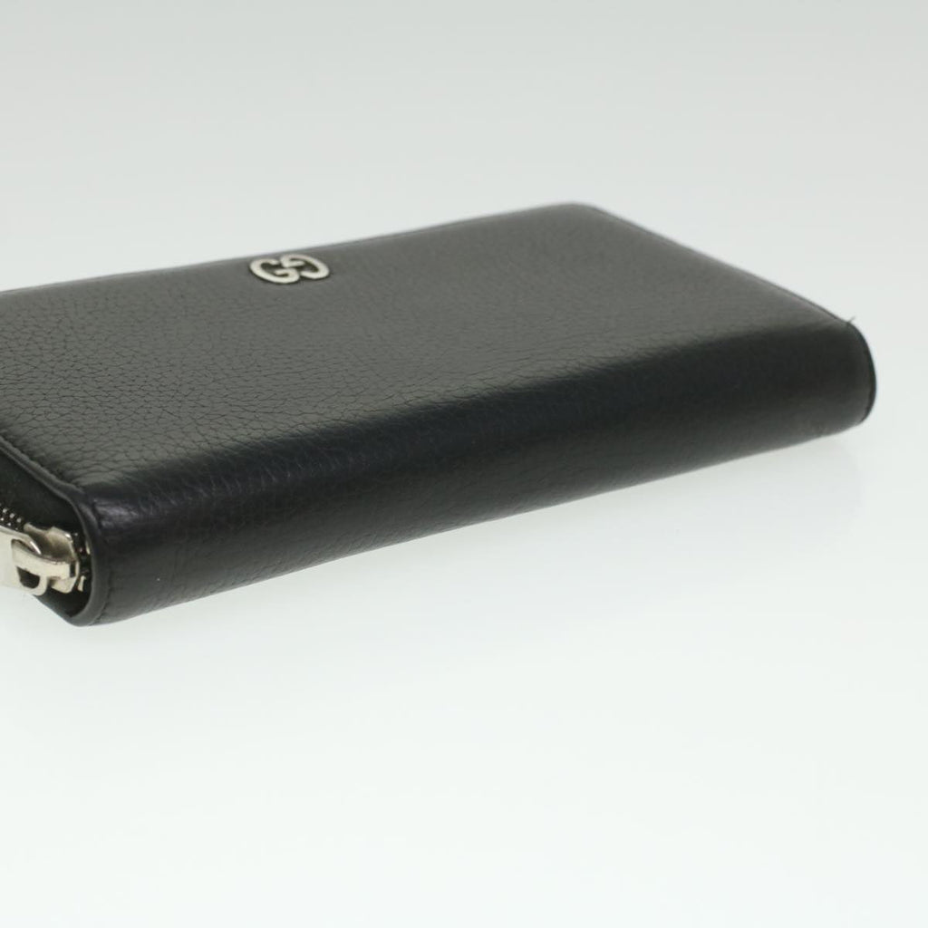 GUCCI Long Wallet Leather Black 473928 am3822