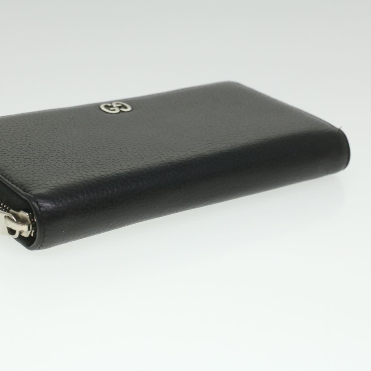 GUCCI Long Wallet Leather Black 473928 am3822