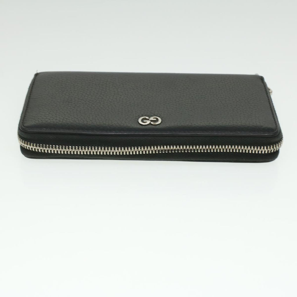 GUCCI Long Wallet Leather Black 473928 am3822