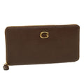 GUCCI Long Wallet Leather Gray 035218418470 am3871