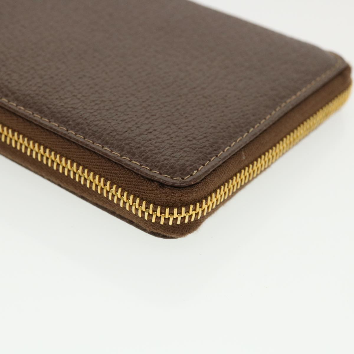 GUCCI Long Wallet Leather Gray 035218418470 am3871