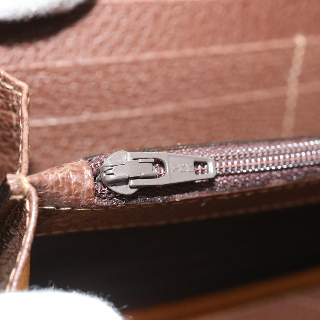 GUCCI Long Wallet Leather Gray 035218418470 am3871