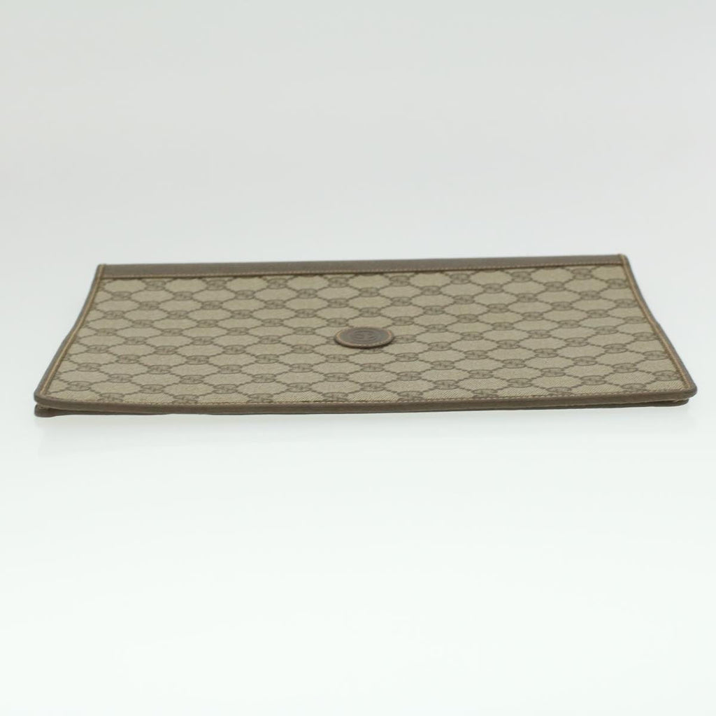 GUCCI GG Canvas Day Planner Cover PVC Leather Beige am3940