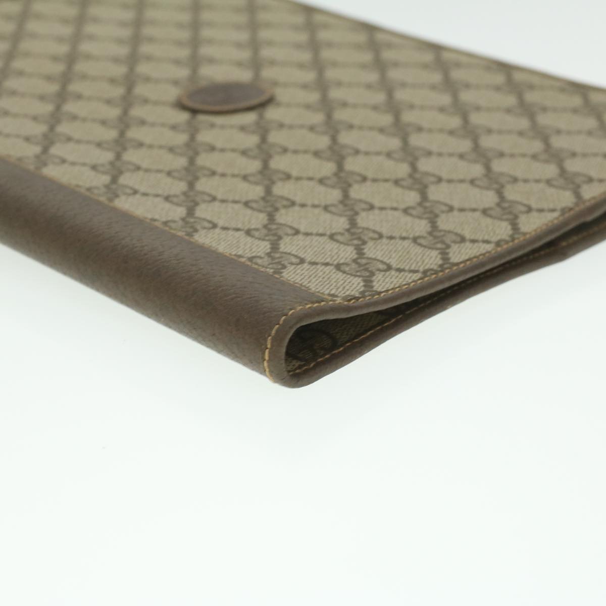 GUCCI GG Canvas Day Planner Cover PVC Leather Beige am3940