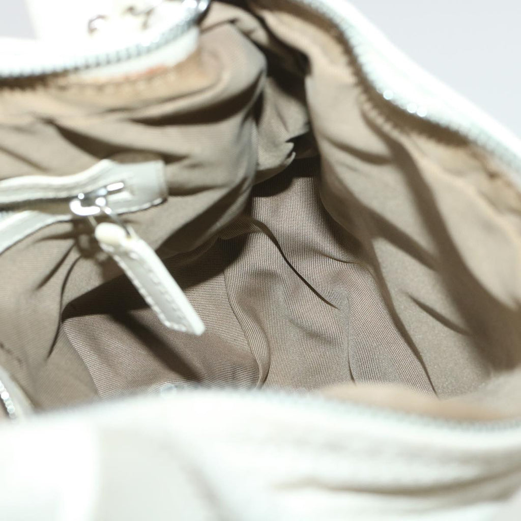 FENDI Shoulder Bag Leather White am4051