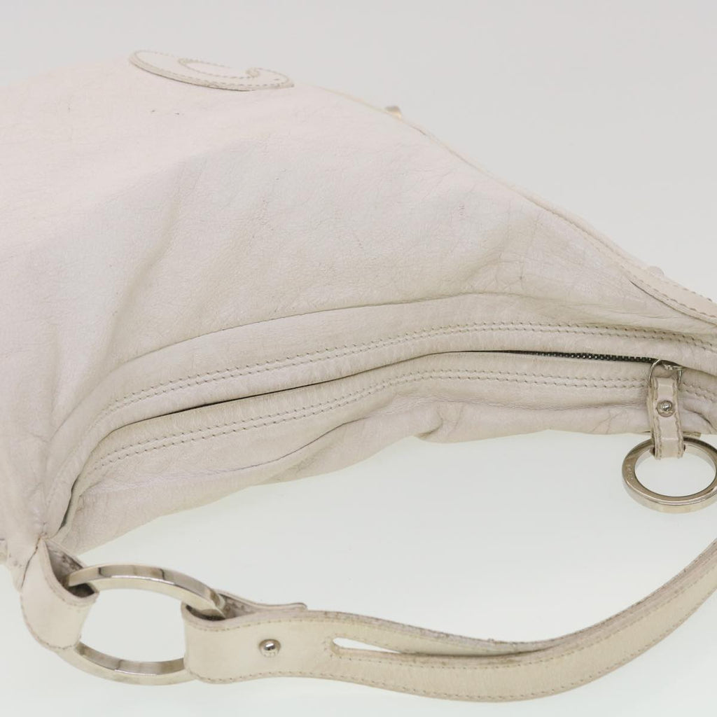 FENDI Shoulder Bag Leather White am4051