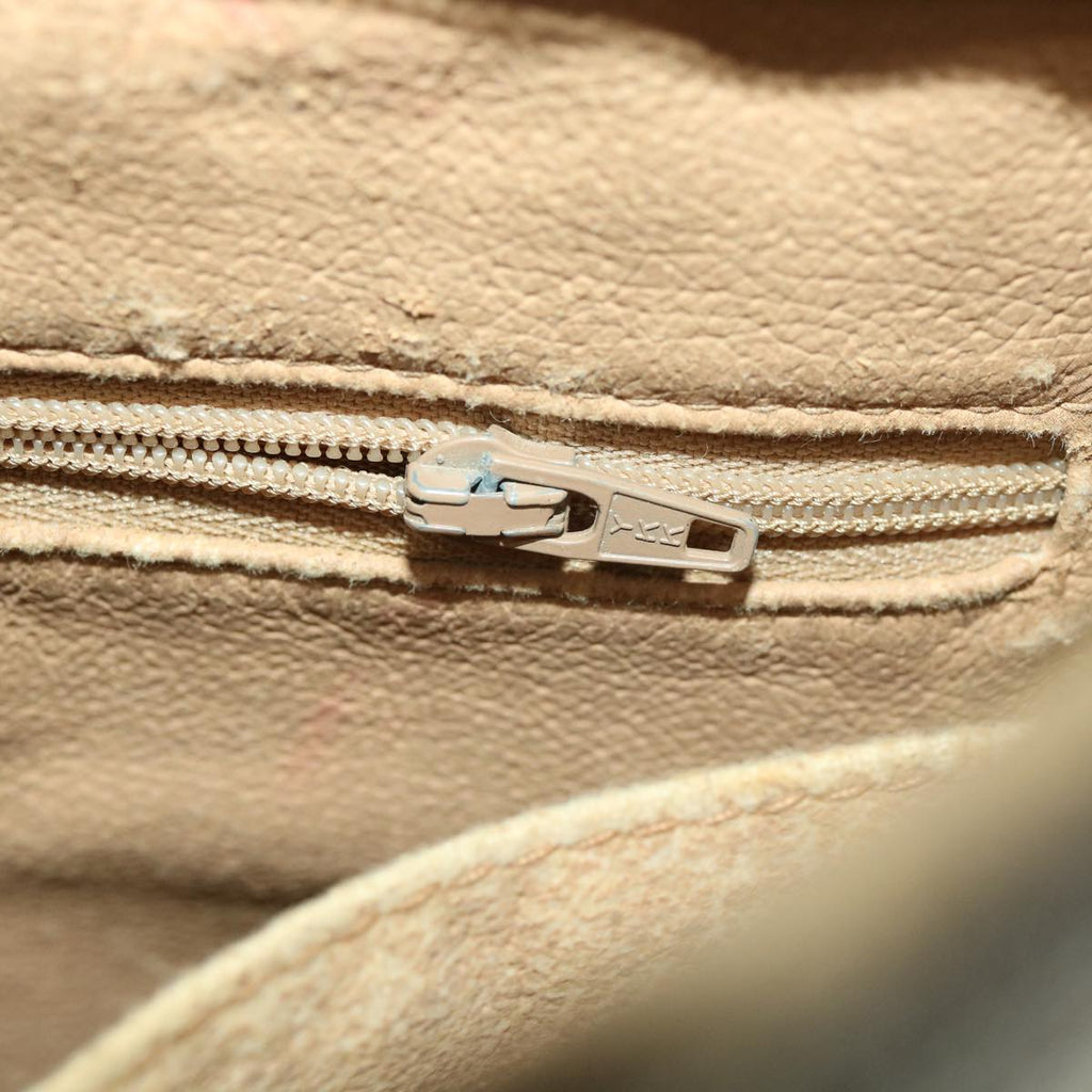 GUCCI GG Canvas Clutch Bag PVC Leather Beige 97.01.038 am4070