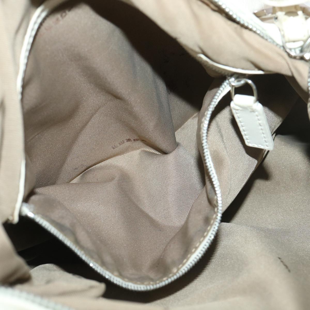 FENDI Shoulder Bag Leather White am4131