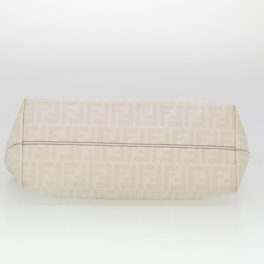 FENDI Zucca Canvas Tote Bag White 8BH185-UZD 108-211 am4133