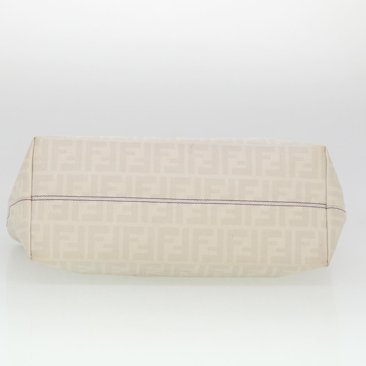 FENDI Zucca Canvas Tote Bag White 8BH185-UZD 108-211 am4133