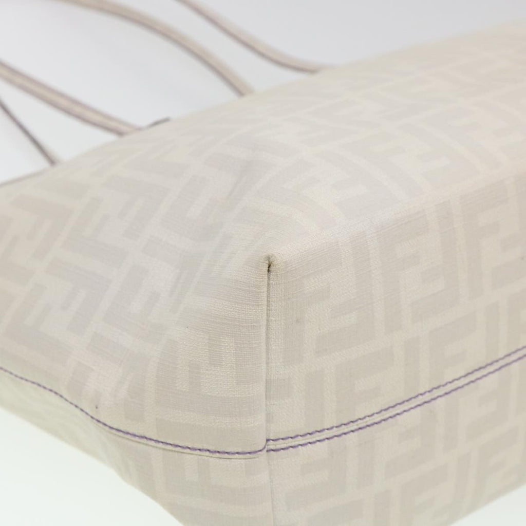 FENDI Zucca Canvas Tote Bag White 8BH185-UZD 108-211 am4133