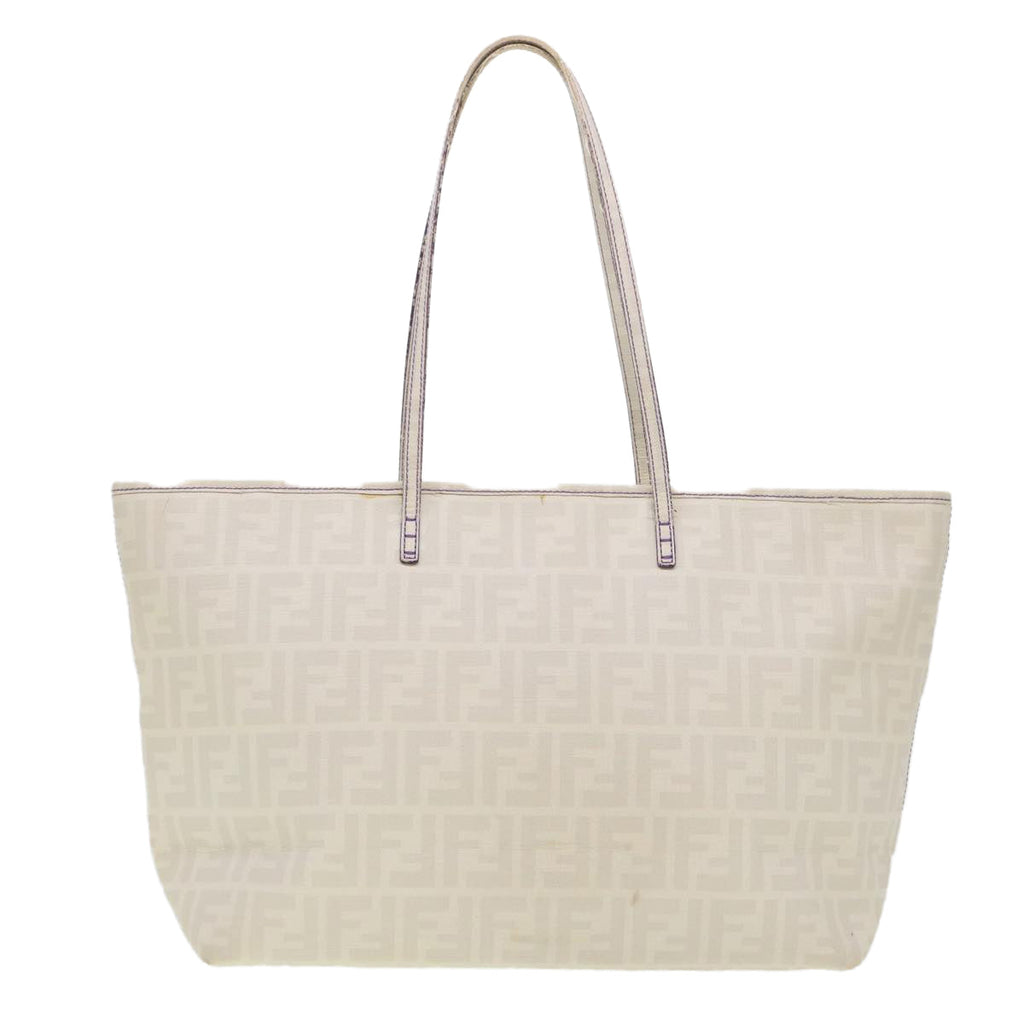 FENDI Zucca Canvas Tote Bag White 8BH185-UZD 108-211 am4133