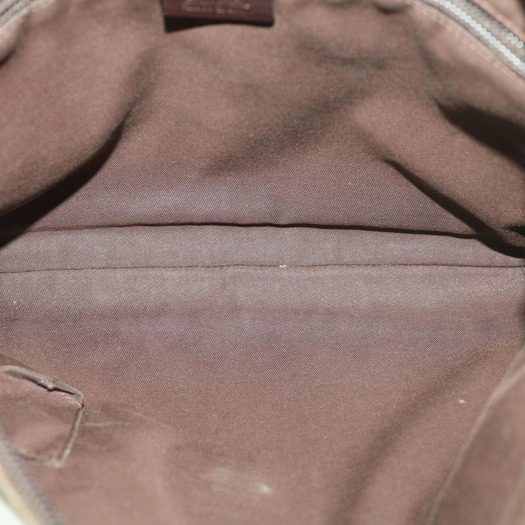 GUCCI GG Canvas Shoulder Bag Beige 145857 am4145