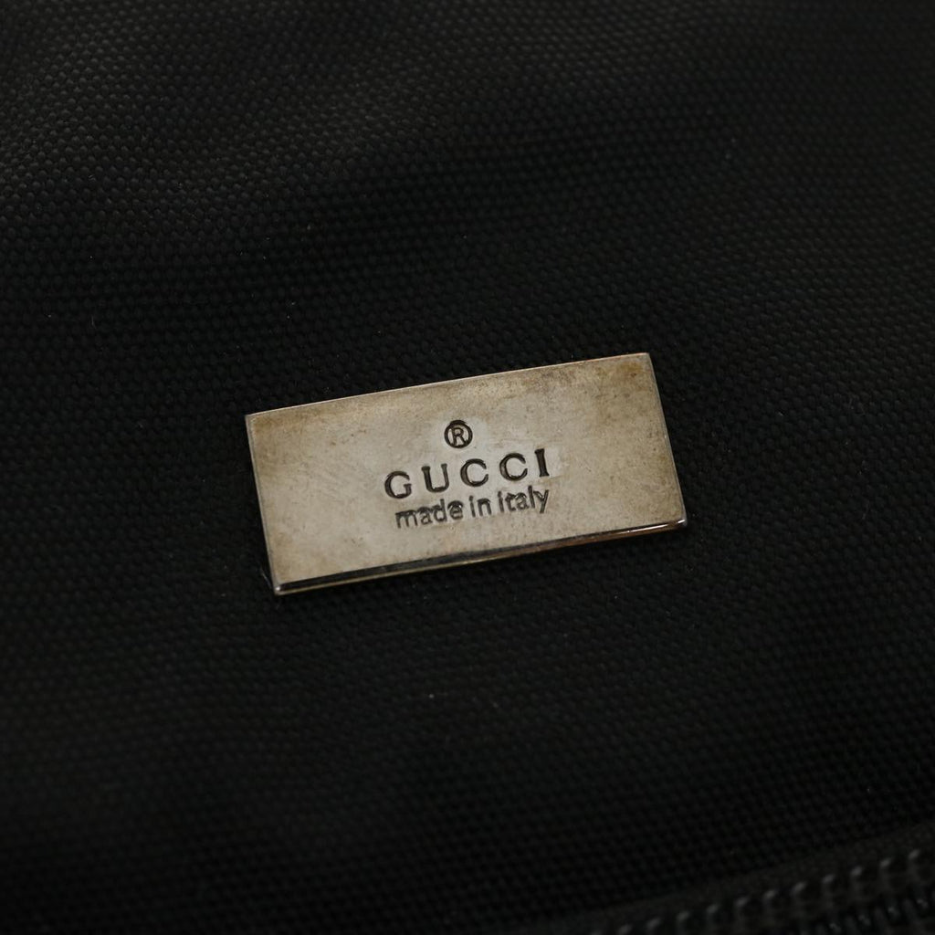 GUCCI Shoulder Bag Nylon Black 0013386 am4146