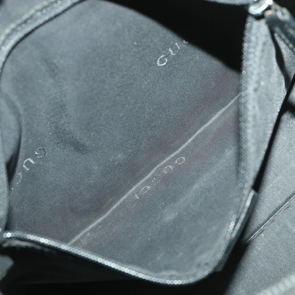 GUCCI Shoulder Bag Nylon Black 0013386 am4146