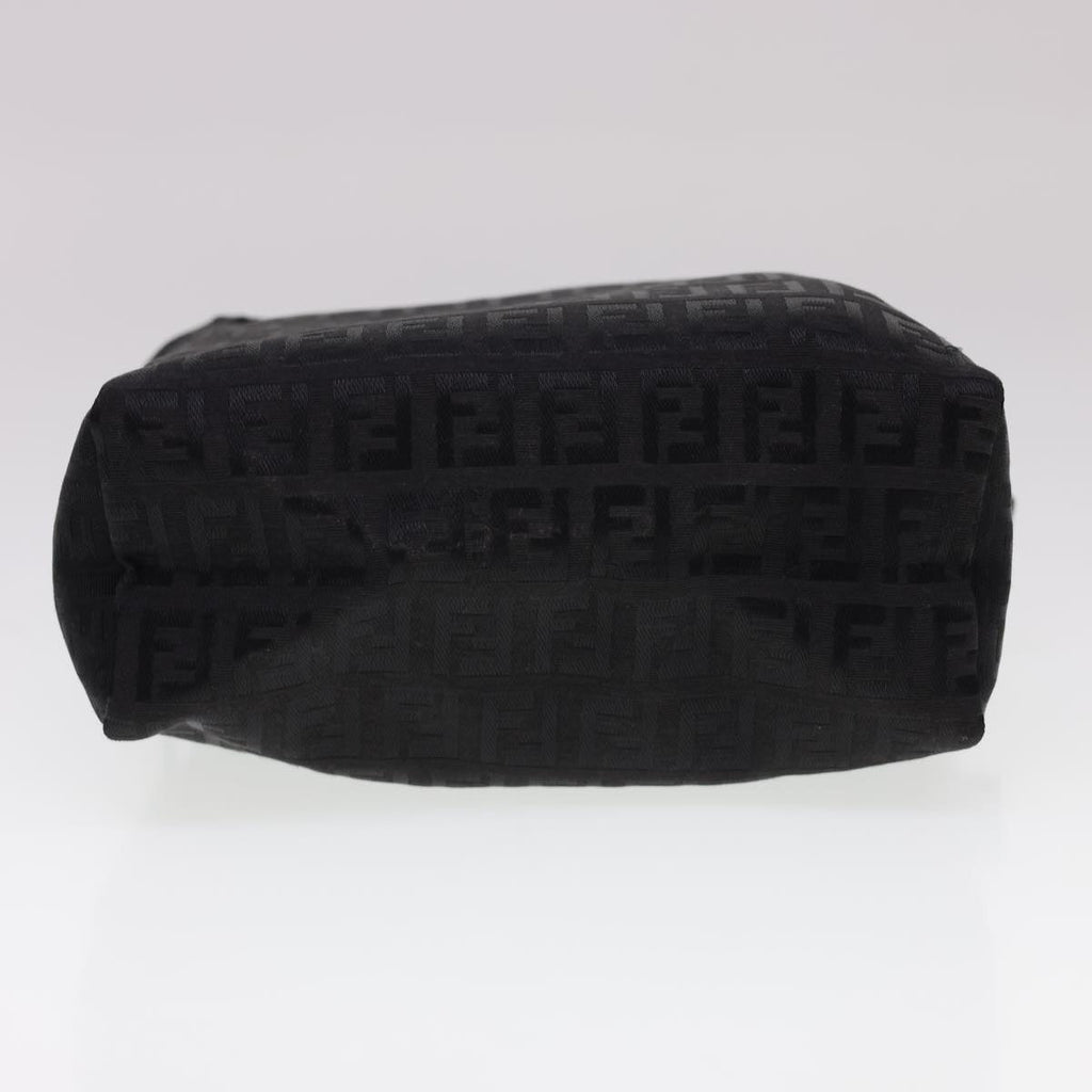 FENDI Zucchino Canvas Hand Bag Black am4149