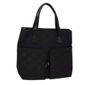 GUCCI GG Canvas Hand Bag Black 76479 am4153