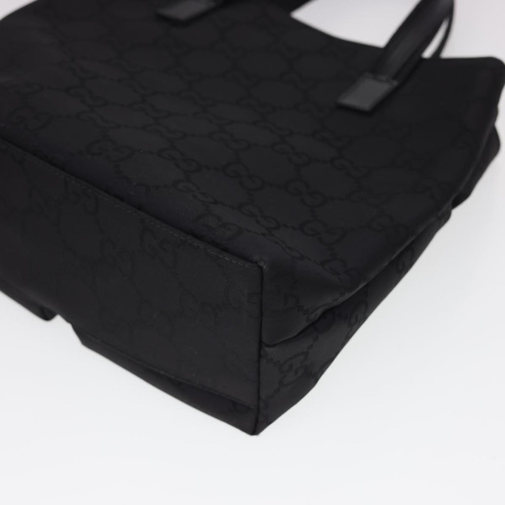 GUCCI GG Canvas Hand Bag Black 76479 am4153