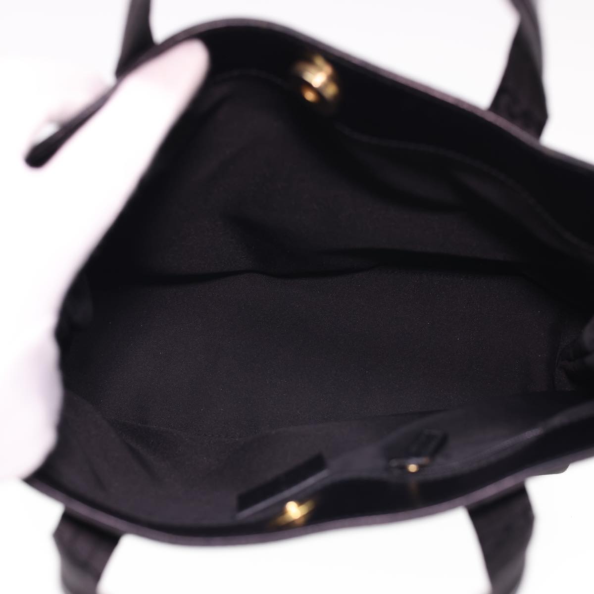 GUCCI GG Canvas Hand Bag Black 76479 am4153