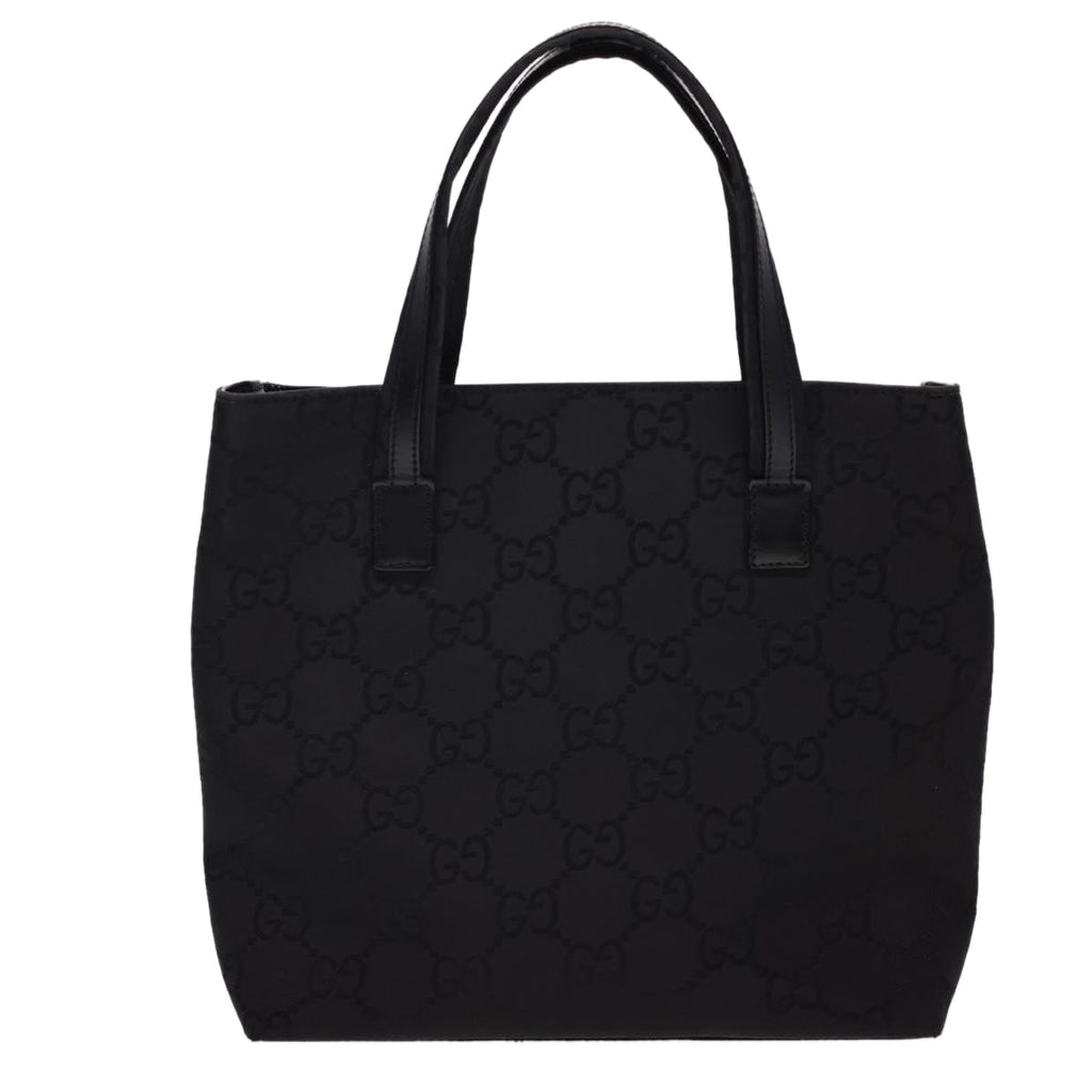 GUCCI GG Canvas Hand Bag Black 76479 am4153